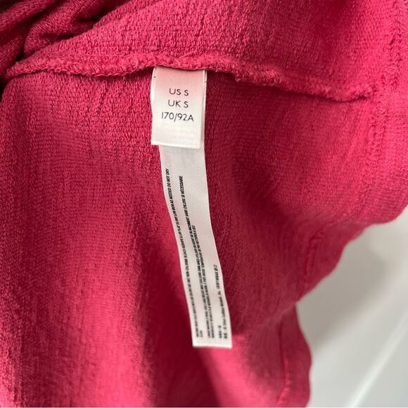 Anthropologie Saturday Sunday Kathie Flounced Relaxed fit Dress Pink small - Picture 9 of 15